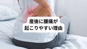 出産後、多くの女性が腰痛に悩まされます。これは単なる筋肉疲労ではなく、妊娠・出産に伴う体の変化が大きく関係しています。
ホルモンの影響:妊娠中に分泌されるリラキシンというホルモンは、骨盤の靭帯を緩めて出産をスムーズにしますが、産後も骨盤が不安定な状態を続けるため腰に負担がかかります。
骨盤の歪み:出産によって骨盤が開いたまま戻りにくくなると、姿勢が崩れ腰痛を引き起こします。
育児による負担:授乳や抱っこ、オムツ替えなど前かがみの姿勢が続くことで腰に強いストレスがかかります。
筋力低下:妊娠中の運動不足や産後の体力低下により、腰を支える筋肉が弱くなり痛みが出やすくなります。
このように「産後 腰痛」は複合的な要因で起こるため、単なるマッサージや薬だけでは改善しにくいのです。