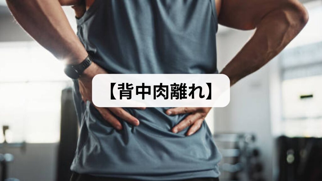 【背中肉離れ】薬で治らない痛みに鍼灸と整体が効く理由