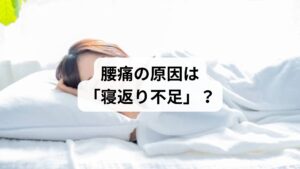 腰痛は日本人の約80%が一生に一度は経験すると言われる国民的症状です。NHK「ためしてガッテン」では、腰痛の原因として「寝返り不足」に注目。寝返りが少ないと腰に圧力が集中し、血流が滞り、筋肉が酸欠状態になり炎症物質が放出されることで痛みが生じると解説されています。