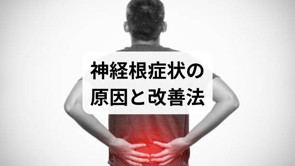 神経根症状の原因と改善法｜専門家監修想定の実践ガイド