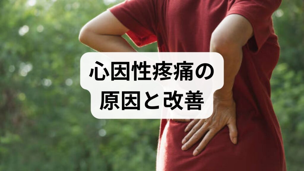 臨床監修｜心因性疼痛の原因と改善に向けた実践ガイド